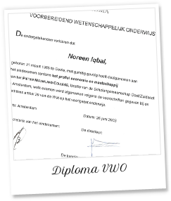 Diploma VWO